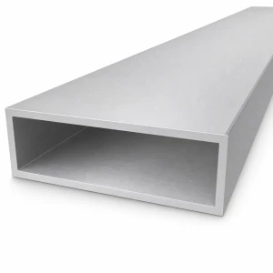 Rechteckiges Aluminium-Hohlprofil 40×120×4 mm – geschlossenes Profil EN AW-6060, L=2000 mm