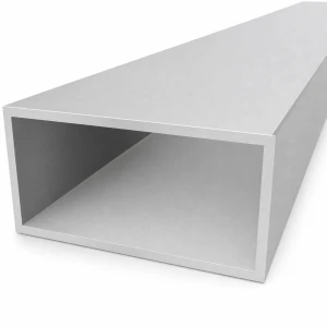Rechteckiges Aluminium-Rohr 60×120×4 mm – geschlossenes Profil L=2000 mm