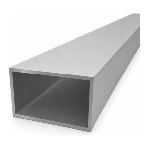 Rechteckiges Aluminiumrohr 50×80×3 mm – geschlossenes Profil EN AW-6060, L=2000 mm