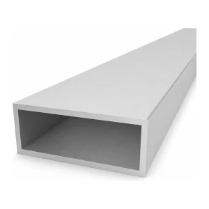 Rechteckiges Aluminiumrohr 40×100×4 mm – geschlossenes Profil EN AW-6060, L=2000 mm