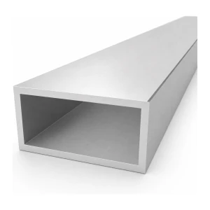 Rechteckiges Aluminiumrohr 50×100×5 mm EN AW-6060, Länge 2000 mm