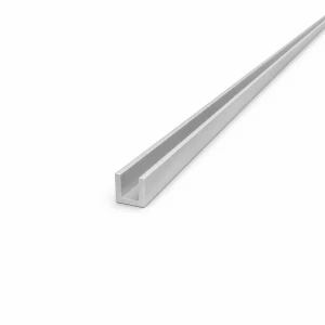 Aluminiumschiene EN AW-6060 C/U-Profil 12×12×2 mm, Länge 2000 mm