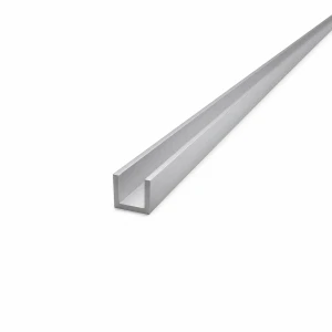 Aluminium-U-Profil 15×15×2 mm – C/U-Profil, Länge 2000 mm