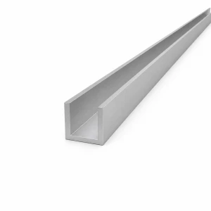 Aluminium-U-Profil 25×25×3 mm – C/U-Profil EN AW-6060 L=2000 mm