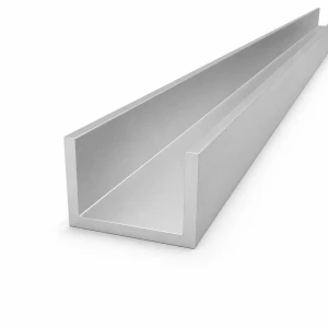 Aluminiumkanal 60×40×5 mm – C/U-Profil EN AW-6060, Länge 2000 mm