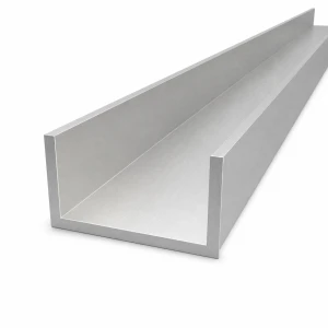 Aluminium U-Profil 80×40×5 mm – C/U-Profil EN AW-6060, Länge 2000 mm