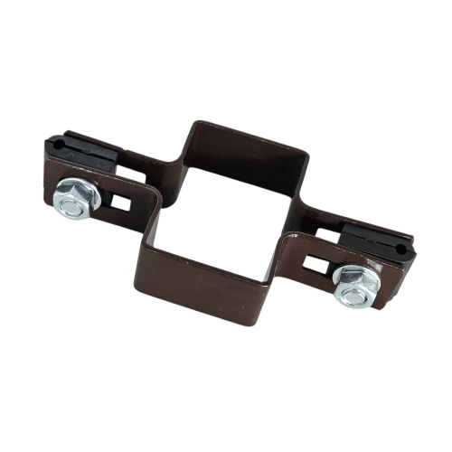 Zwischenschelle für Zaunpaneele 60x40 braun GPV-700-05 (2)