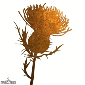 Zawieszalnia – Gartendekoration Mariendistel aus Corten-Stahl XL 14×98 cm
