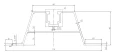 Trapezbrücke 40cm H-40 aus EPDM für Dächer aus Trapezblech PV-02-21 (1)