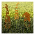 Gartendekoration Gartenzwerg Wesołek L 21×41 cm – Cortenstahl mit natürlicher Patina 1008-1465-2 (2)