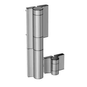 Locinox MAMMOTH180-2 – hydraulischer Torschließer mit Scharnier für Gartentore 180° silber