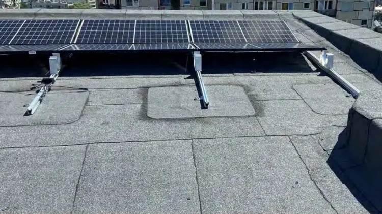 Befestigungsplatte für Dacheindeckung 375x375mm CWL PV-27-02 (3)