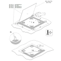 Befestigungsplatte für Dacheindeckung 375x375mm CWL PV-27-02 (7)