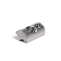 Nutenstein M8 mit Kugelrastung (Federkugel) – Aluminium 6060