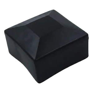 Endkappe schwarz LLDPE für PV-Montageprofile 40×40 mm – Typ 2