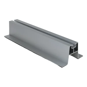 Aluminium-Trapezbrücke H-60 mit EPDM 330 mm – PV-Montage auf Trapezblech