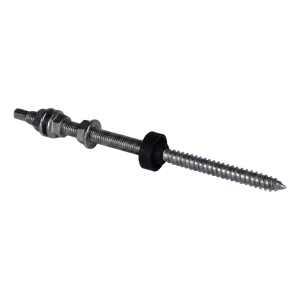 Doppelgewindeschraube M10×200 A2 für PV-Adapter und Dreieckshalter mit EPDM-Dichtung