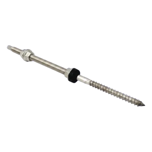 Doppelgewindeschraube M12×300 mm Edelstahl A2 – PV-Befestigung an Sparren