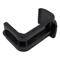 Schwarzer Montageclip 30 mm für Vogelabwehrspikes auf PV-Modulen