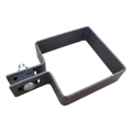 Endklemme Zaun 80×80 mm Graphit RAL 7016 – Montageset 001-619 (3)