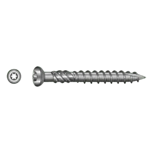Terrassenschraube Edelstahl A2 TX25 5,0×40 mm – Karton à 100 Stück