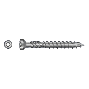 Terrassenschraube Edelstahl A2 TX25 5,0×60 mm – Karton 100 Stk.