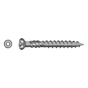 Terrassenschraube Edelstahl A2 TX25 5,0×70 mm – Karton mit 100 Stück