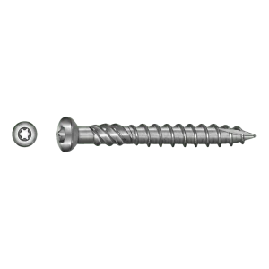Terrassenschraube Edelstahl A2 TX25 5,0×80 mm – Karton à 100 Stück