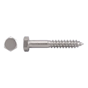 Holzschraube mit Sechskantkopf DIN 571 A2 5×30 mm – Karton 200 Stk.