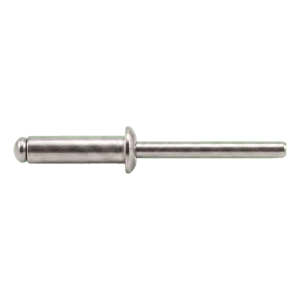 Blindniet offen A2/A2 mit Flachkopf 4,0×16 mm ISO 15983 – Karton 500 Stk.
