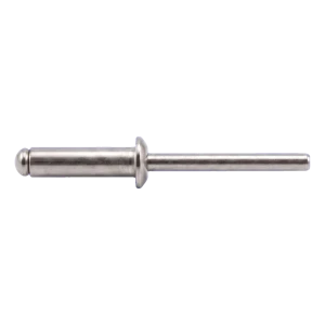 Blindniet offen A4/A4 mit Flachkopf 3,0×12 mm ISO 15983 – Karton 500 Stk.