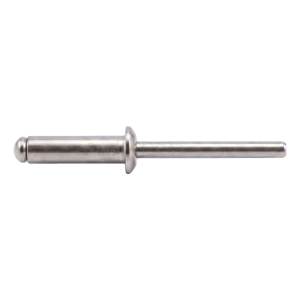 Blindniet offen A2/A2 mit Flachkopf 3,0×12 mm ISO 15983 – Karton 500 Stk.