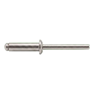 Blindniet offen A2/A2 mit Flachkopf 5,0×12 mm ISO 15983 – Karton 500 Stk.
