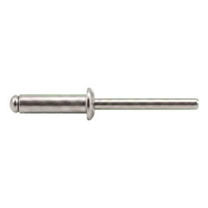 Blindniet offen A4/A4 mit Flachkopf 5,0×10 mm ISO 15983 – Karton 500 Stk.