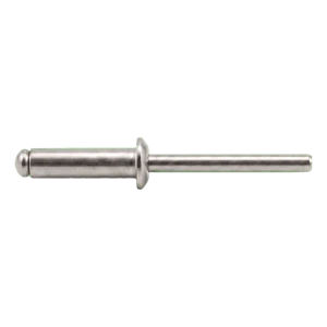 Offener Blindniet A2/A2 mit Flachkopf 3,0×8 mm ISO 15983 – Karton 500 Stk.