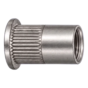 Blindnietmutter Edelstahl A2 mit Flachkopf M6×16 mm – Karton 250 Stk.