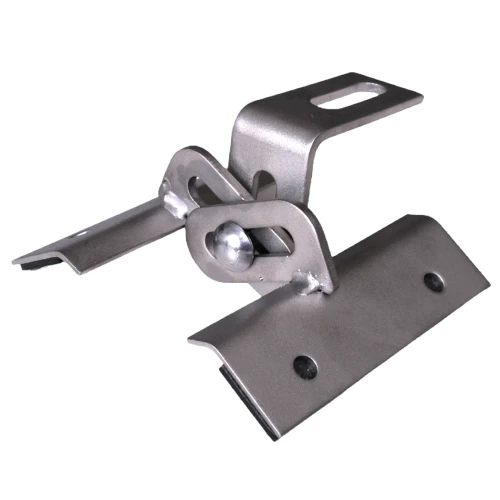 Trapezblechhalterung verstellbar 10cm Edelstahl 1.4016 PV-08-32 (1)
