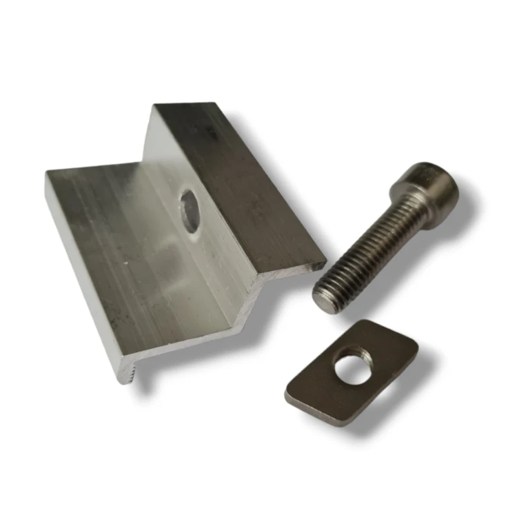 Endklemme 35mm mit Schraube und Einsatz PV-03-24 (1)