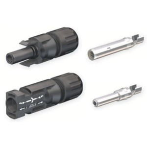 MC4 Steckverbinder Set Buchse und Stecker 2,5-6 mm² 1000V DC 30A IP67