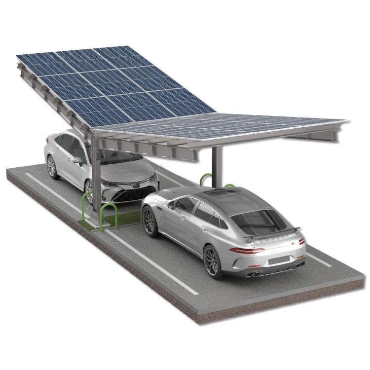 Solarcarport für 2 Fahrzeuge T 11,4m x 3,3m Photovoltaik-Parkplatz GPV-101-08