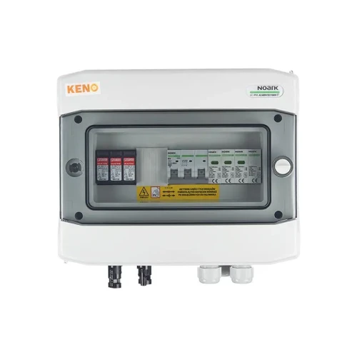 Verbindungskasten mit Überspannungsschutz DC + AC, 1000V Typ 1+2, 1x PV-String, 1x MPPT // AC Typ 1+2, 16A 3‑F, SH‑90 DCAC GPV-409-02
