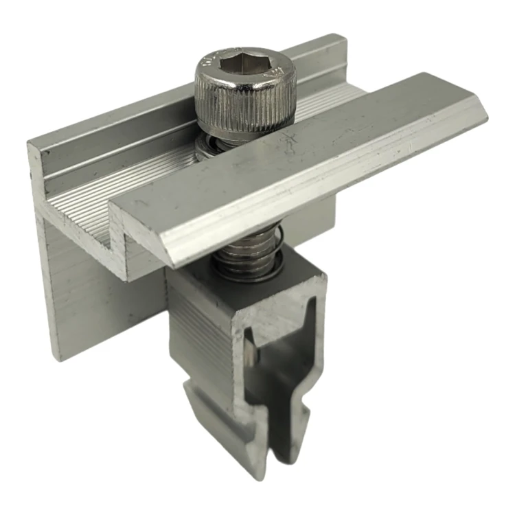 Endklemme H30 KLIK Silber L50 (Typ 2) PV-03-27