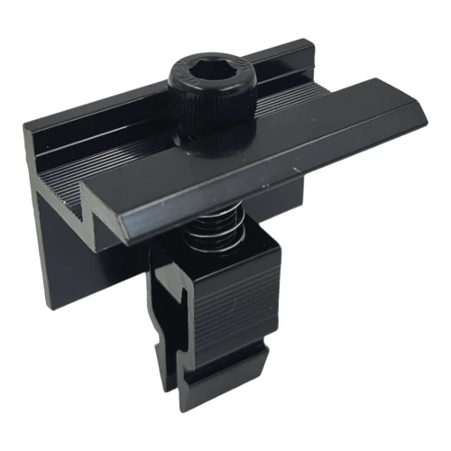 Endklemme H30 KLIK Schwarze Lackierung L50 (Typ 2) PV-03-28