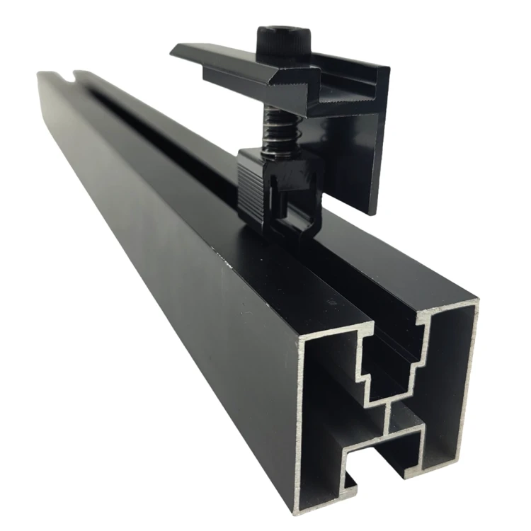Endklemme H30 KLIK Schwarze Lackierung L50 (Typ 2) PV-03-28 (3)