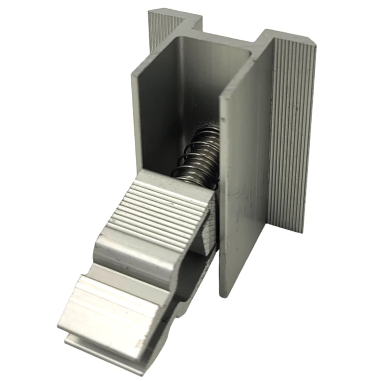 Mittelklemme KLIK Silber L50 (Typ 2) PV-04-13 (2)