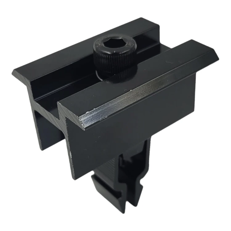 Mittelklemme KLIK Schwarze Lackierung L50 (Typ 2) PV-04-14