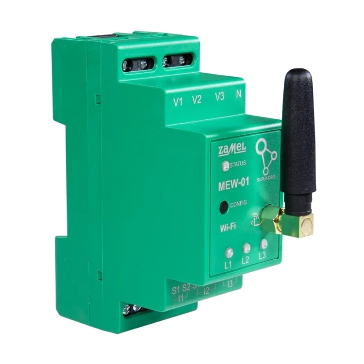 Elektrischer Energiemonitor WI-FI 3F+N bidirektionaler Zähler für Photovoltaik PV Typ: MEW-01 SUPLA ZAMEL GPV-401-40 (2)