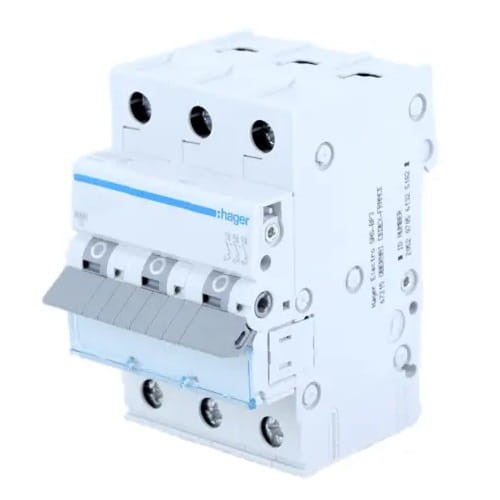 Leitungsschutzschalter B 20A 3P 6kA MBN320E HAGER GPV-401-54