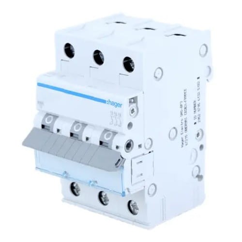 Leitungsschutzschalter C 25A 3P 6kA MCN325E HAGER GPV-401-59