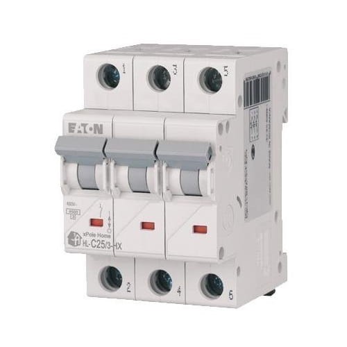 Leitungsschutzschalter C 25A 3P 6kA HN-C25/3 xPole Home 194893 EATON GPV-401-99